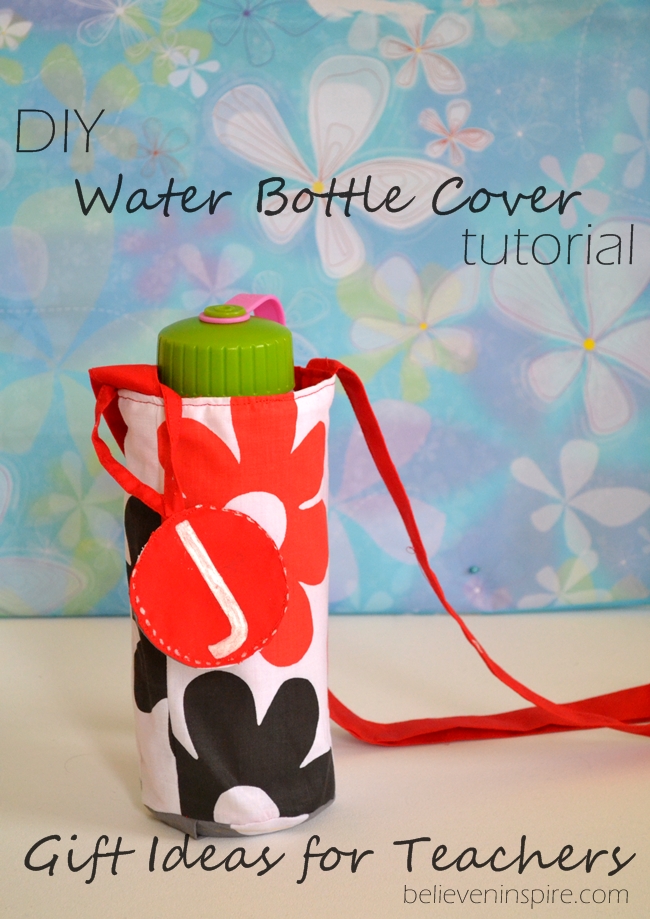 DIY Water Bottle Cover - Back to School Sewing Ideas