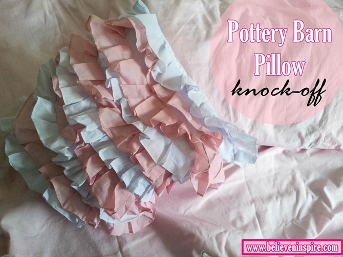 Pottery Barn Tilly Pillow Cover Knock-off Tutorial