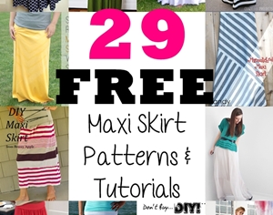 29 Maxi Skirts Free