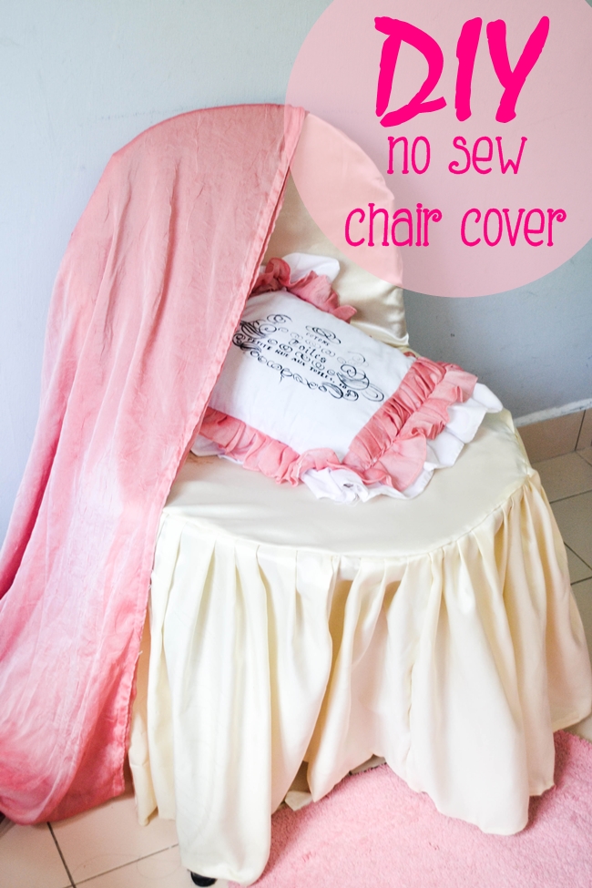 No Sew Banquet Chair Covers Tutorial with FREE Pattern @believeninspire.com