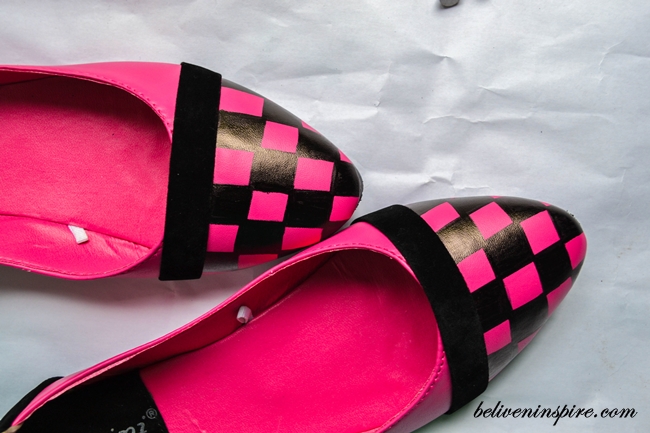 Checkered Shoes DIY Tutorial