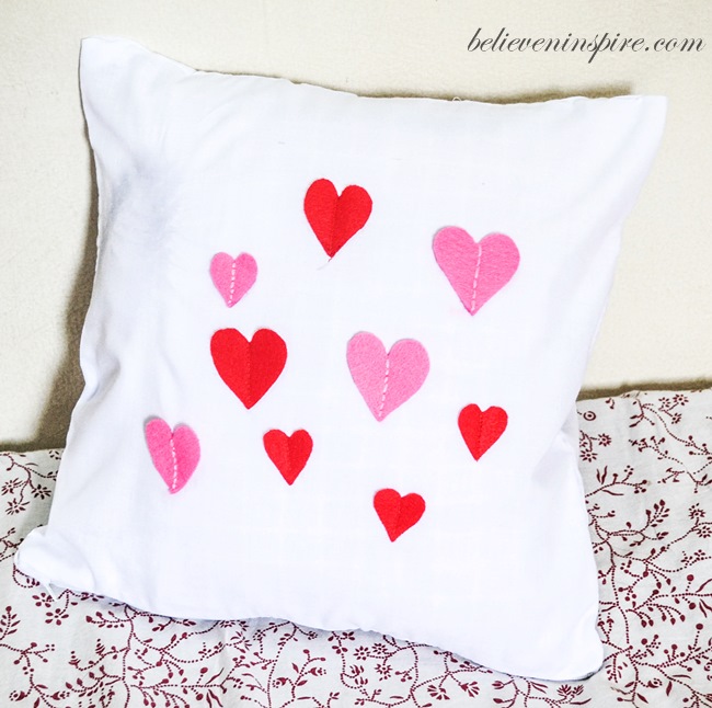 Fluttering Hearts Pillow Tutorial (Throw Pillows for Couch)