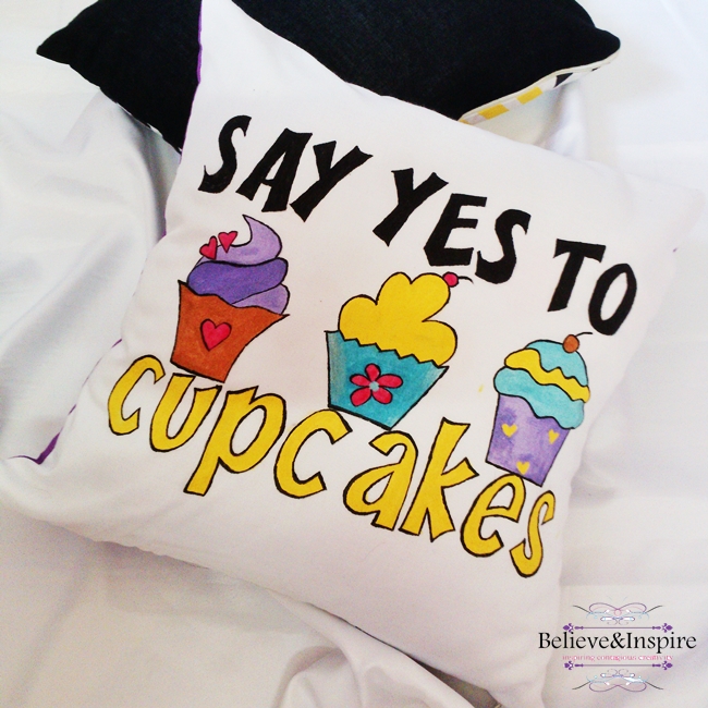 Cup-cake Pillow DIY (Things to sew for kids) with free pattern