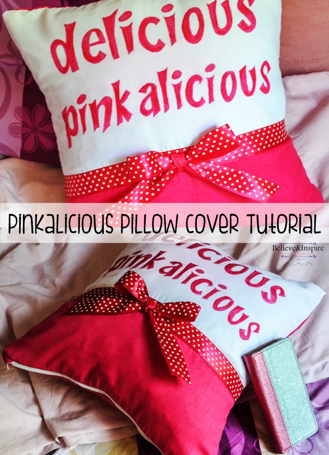 pinkalicious pillow tutorial