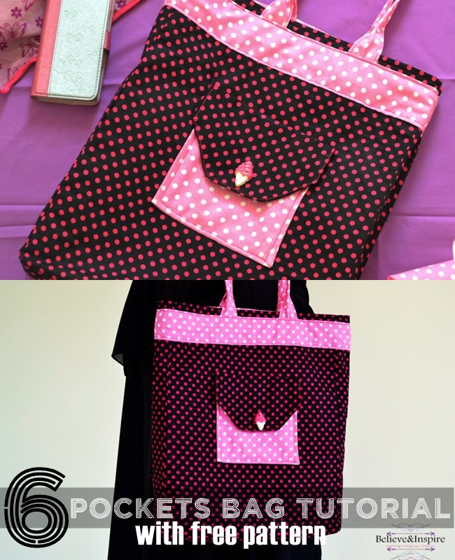 6 Pocket Pro Handbags Tutorial (Free Pattern)