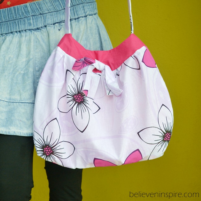 1 hour summer bag with free pattern (custom bags) at believeninspire.com