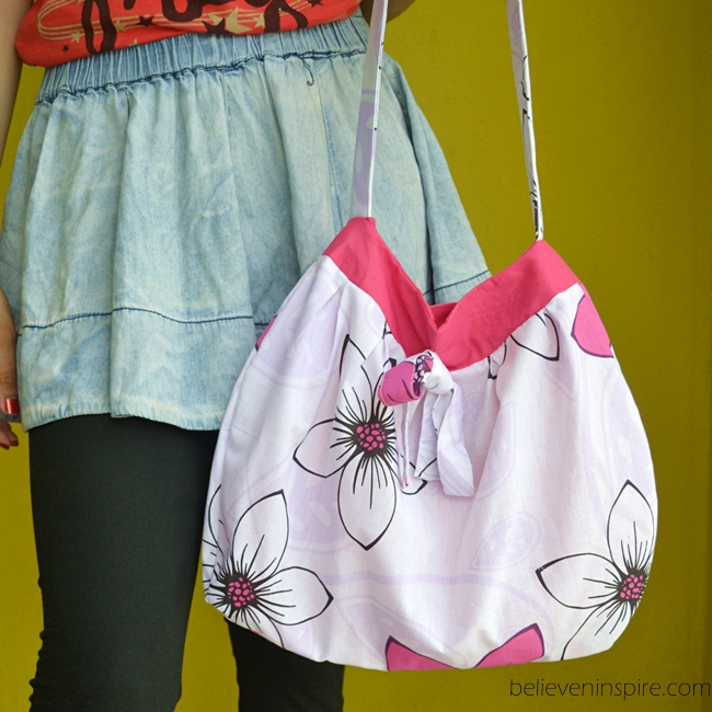1 hour summer bag with free pattern (custom bags) at believeninspire.com