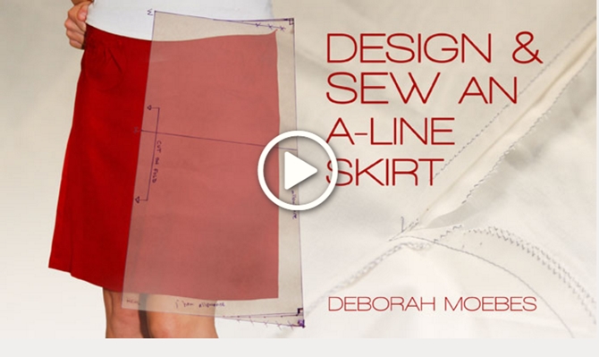  Design & Sew an A-Line Skirt online craftsy class