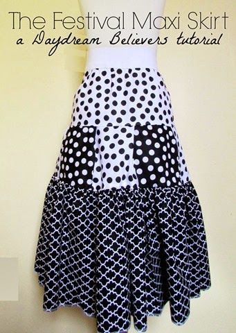 Muslimah Sewing - Maxi Skirts Free Sewing Patterns and Tutorials on believeninspire.com