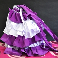 Ruffled bag sewing tutorial