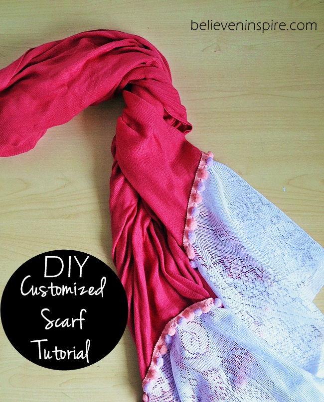 DIY Customized Scarf (Holiday Gift Ideas)