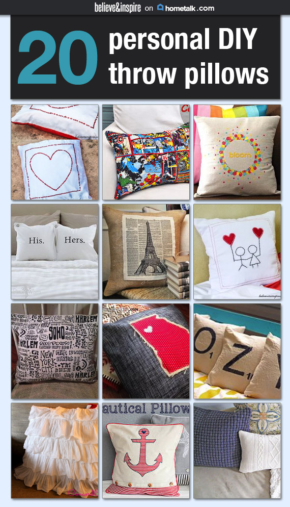 20 DIY Throw Pillows