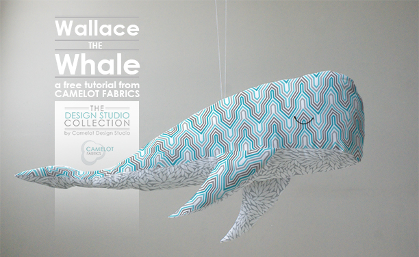 Fabric whale tutorial with free pattern