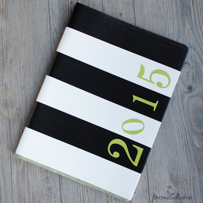 Kate Spade Inspired Planner {using duck tape}