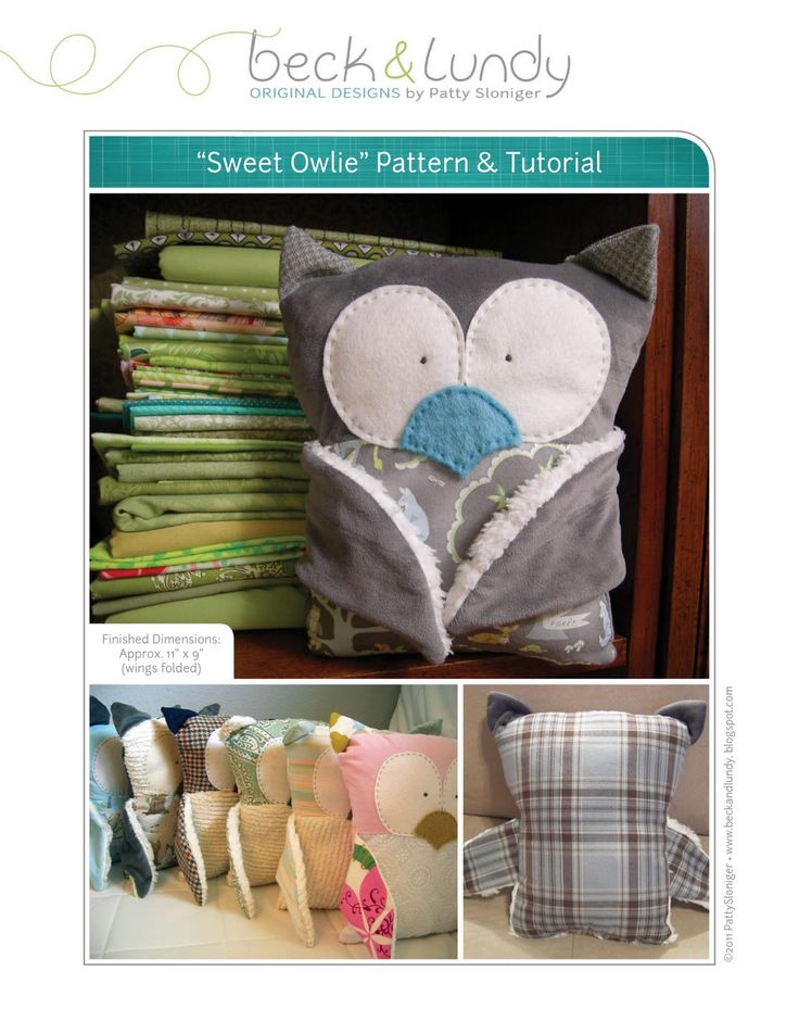 Owl Softie - Free Sewing Pattern