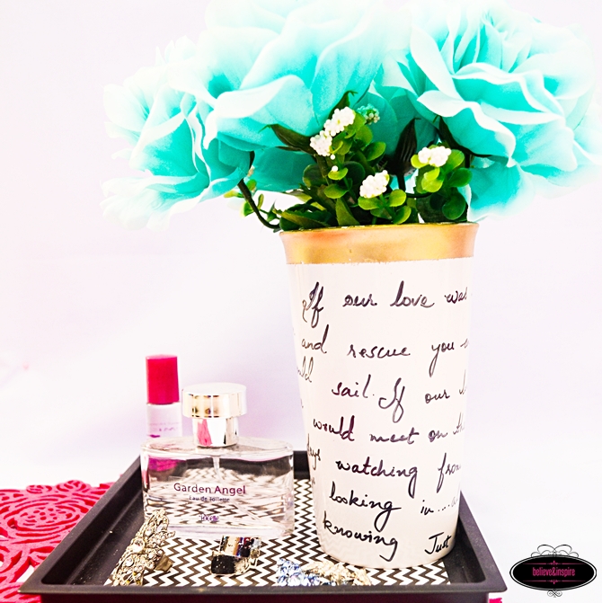 $75 Kate Spade DIY Flower Vase Knock-off Tutorial