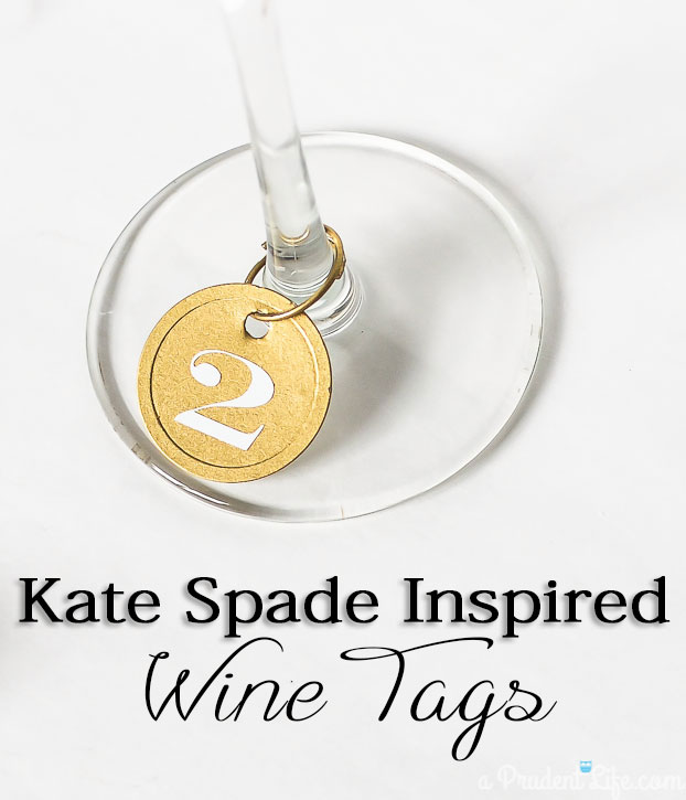 Kate Spade Inspired Wine Charms