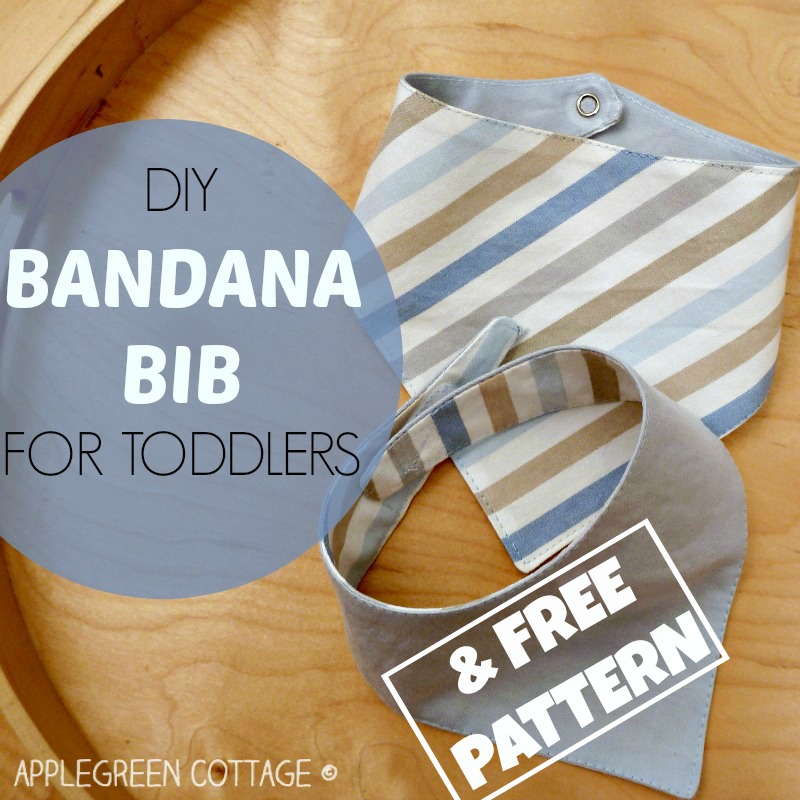 Bandana Bib sewing tutorial