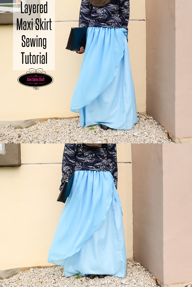 Chiffon skirt pattern sale