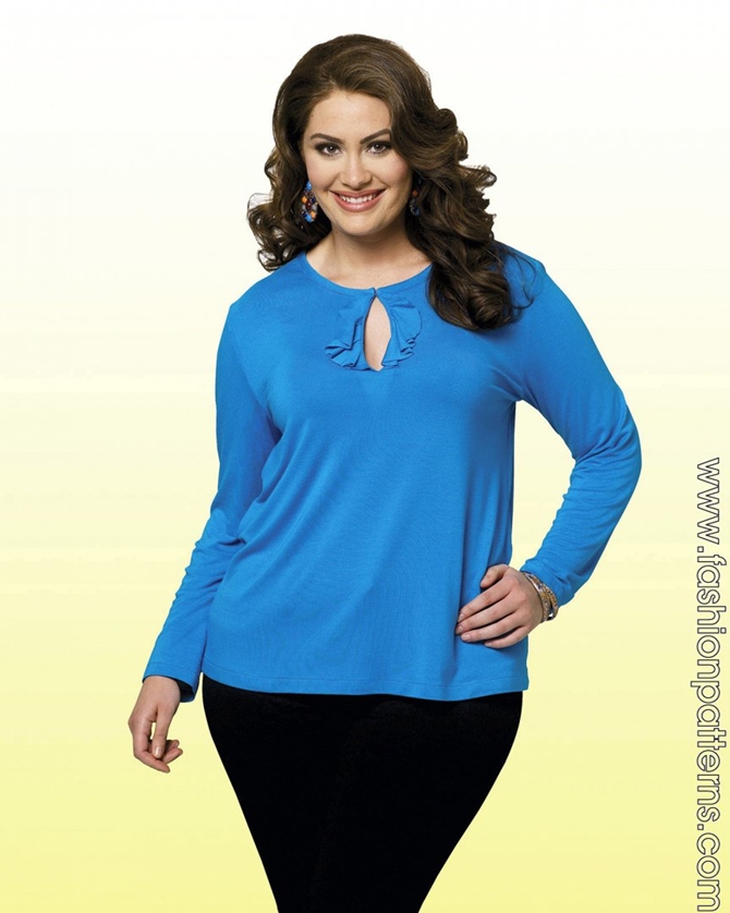 plus size top sewing pattern
