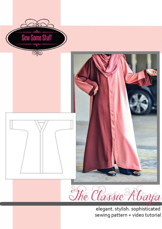 the classic abaya sewing pattern and tutorial