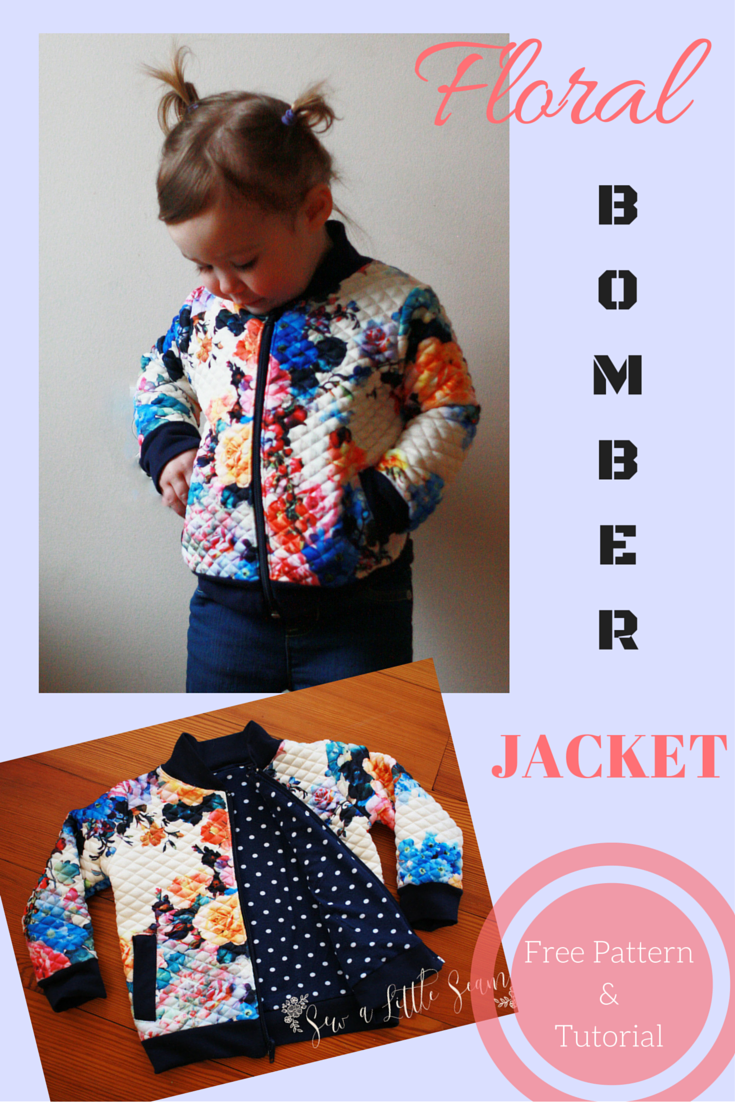 Bomber jacket for toddlers free pattern and tutorial