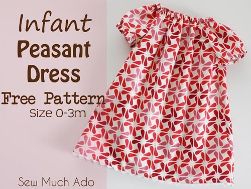 Infant Peasant Dress Free Pattern