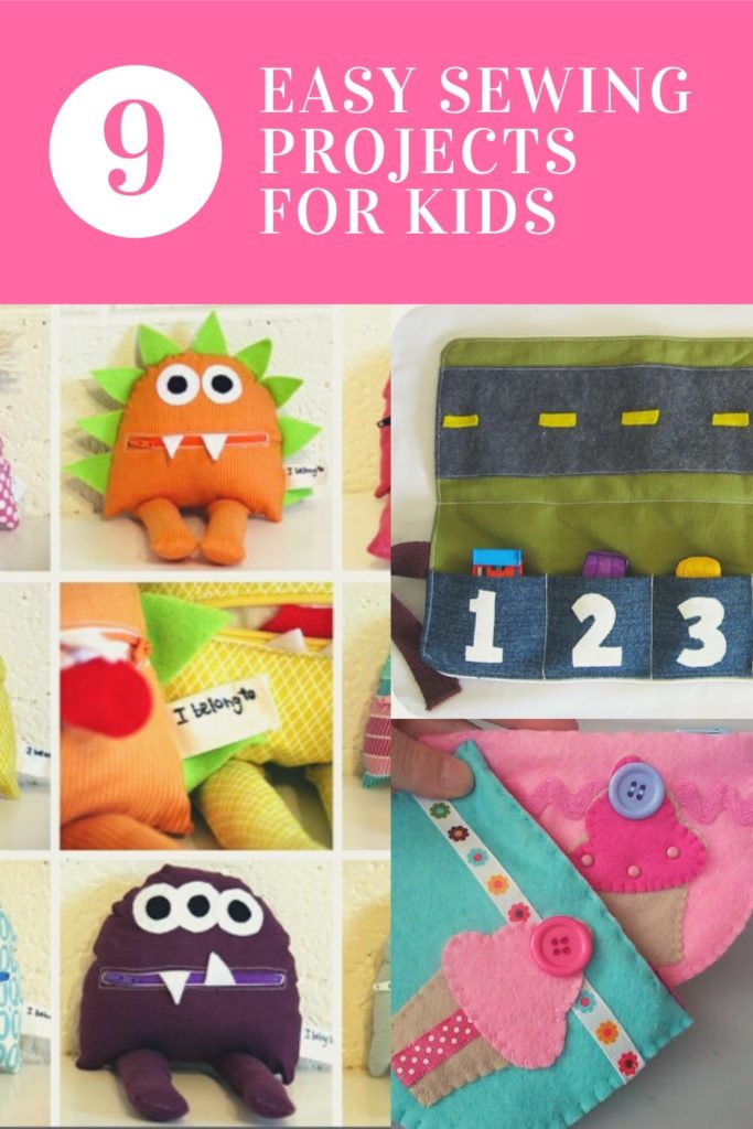 9 BEST And SIMPLEST Beginner's Sewing Projects (Kids)