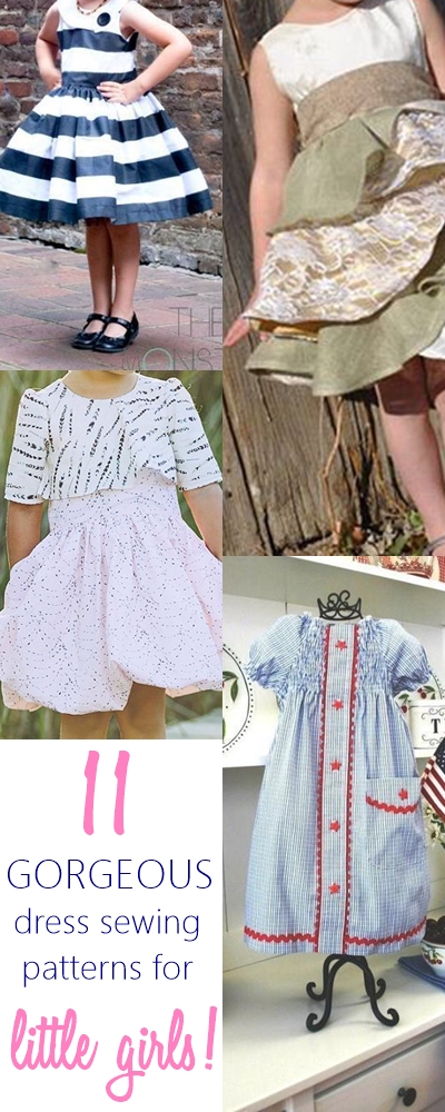 10+ Free Girls Dress Sewing Patterns You Will Love - Sew Crafty Me