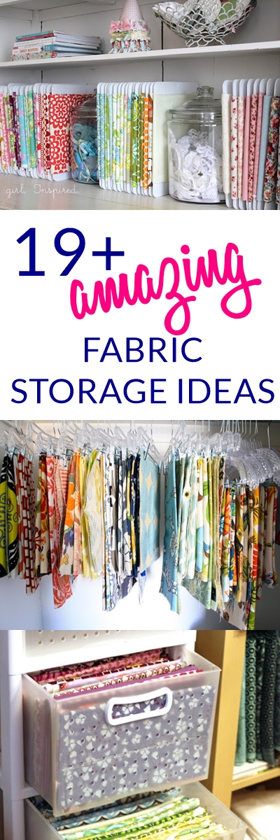 Fabric Organization on the Cheap - girl. Inspired.