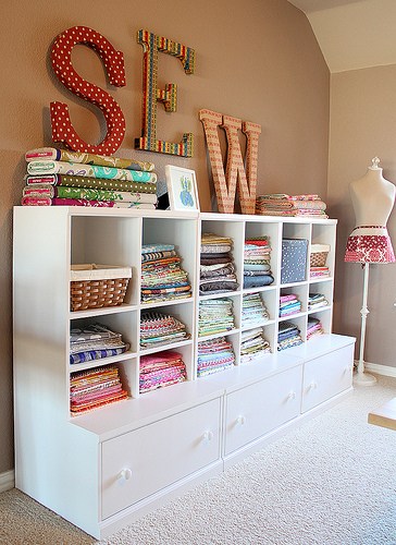 Fabric Storage and Fabric Organization Ideas