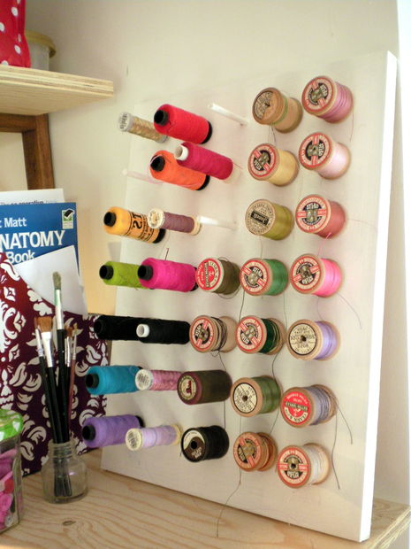 15+ SUPERB and Affordable Sewing Thread Storage Ideas