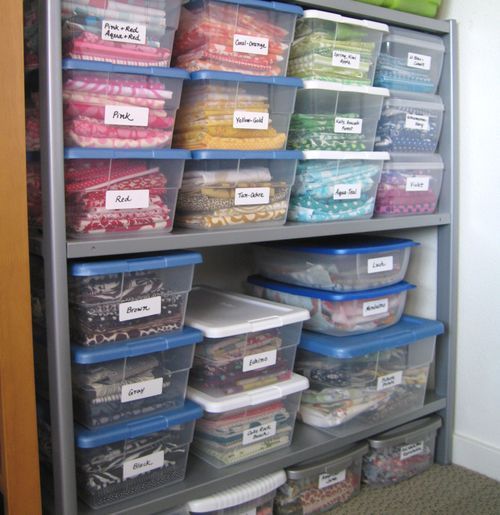 How To Store Fabric: Fabric Storage Ideas For A Sewing Room