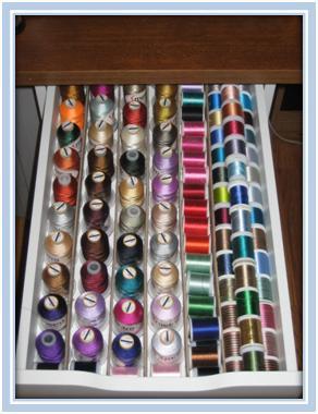 Sewing Thread Organizer and Storage