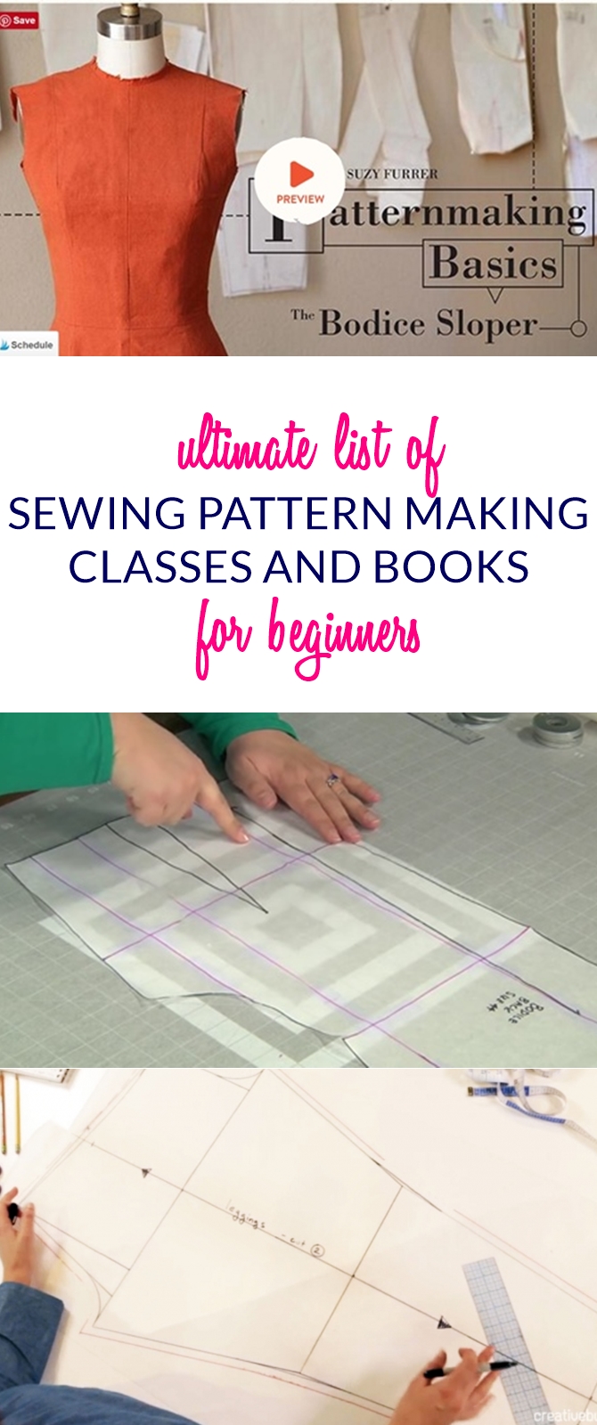 ultimate list of sewing pattern making resources for beginners